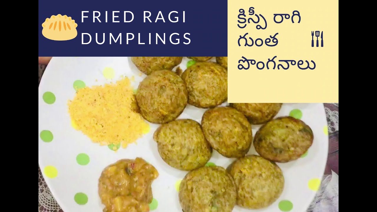 Gunta Ponganalu/Mixed Veg Finger millet Dumplings. Quick & Healthy