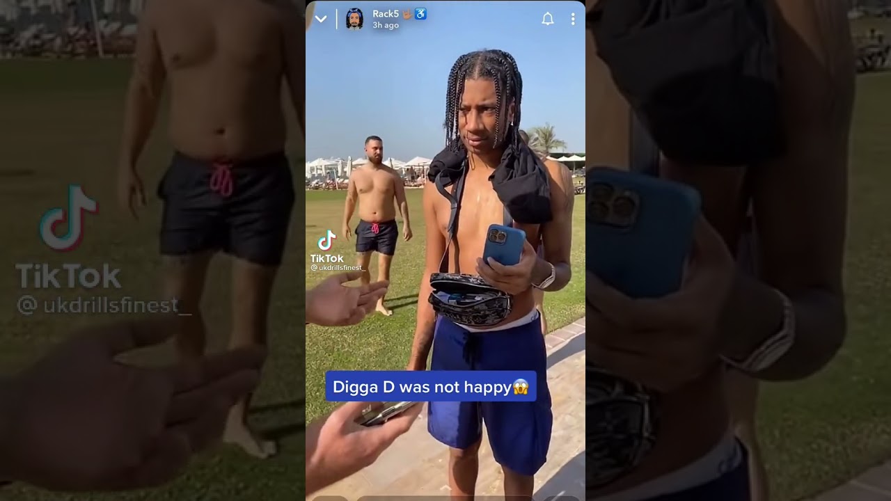 Digga D gets angry that someone doesn’t know who he is