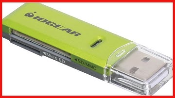 IOGEAR USB 3 0 SD Portable Card Reader   Dual Slot   Rate Up To 480Mbps   USB Powered   SDXCSDHCSD