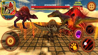 Spinosaurus Simulator Boss 3D: Destroy Your Own Copy - Android Gameplay screenshot 1