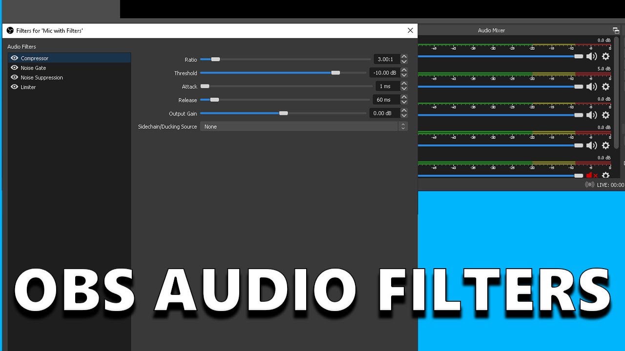 Top 54+ imagen obs studio audio filter