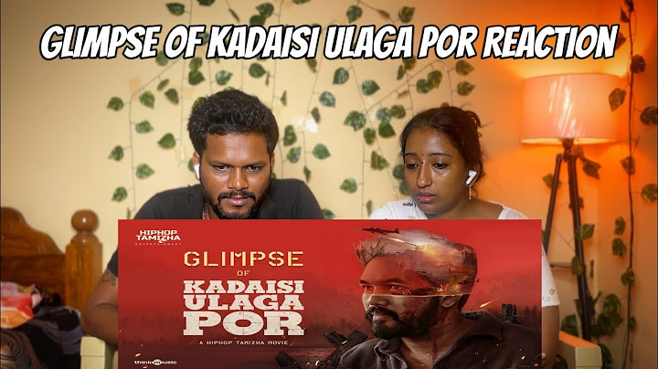 Glimpse of Kadaisi Ulaga Por Couple's Reaction | Hiphop Tamizha | HHT Entertainment