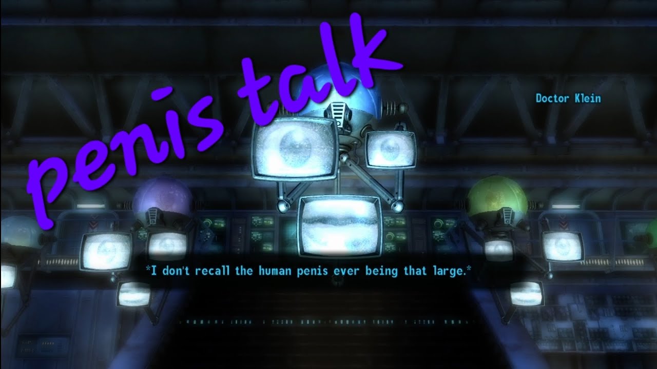 Fallout New Vegas Old World Blues. penis talk. 