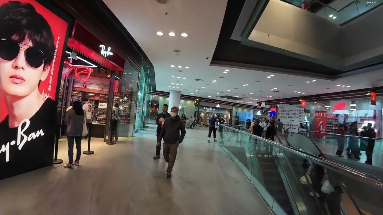 Hong Kong Tung Chung Citygate outlets shopping mall, tour of the sports