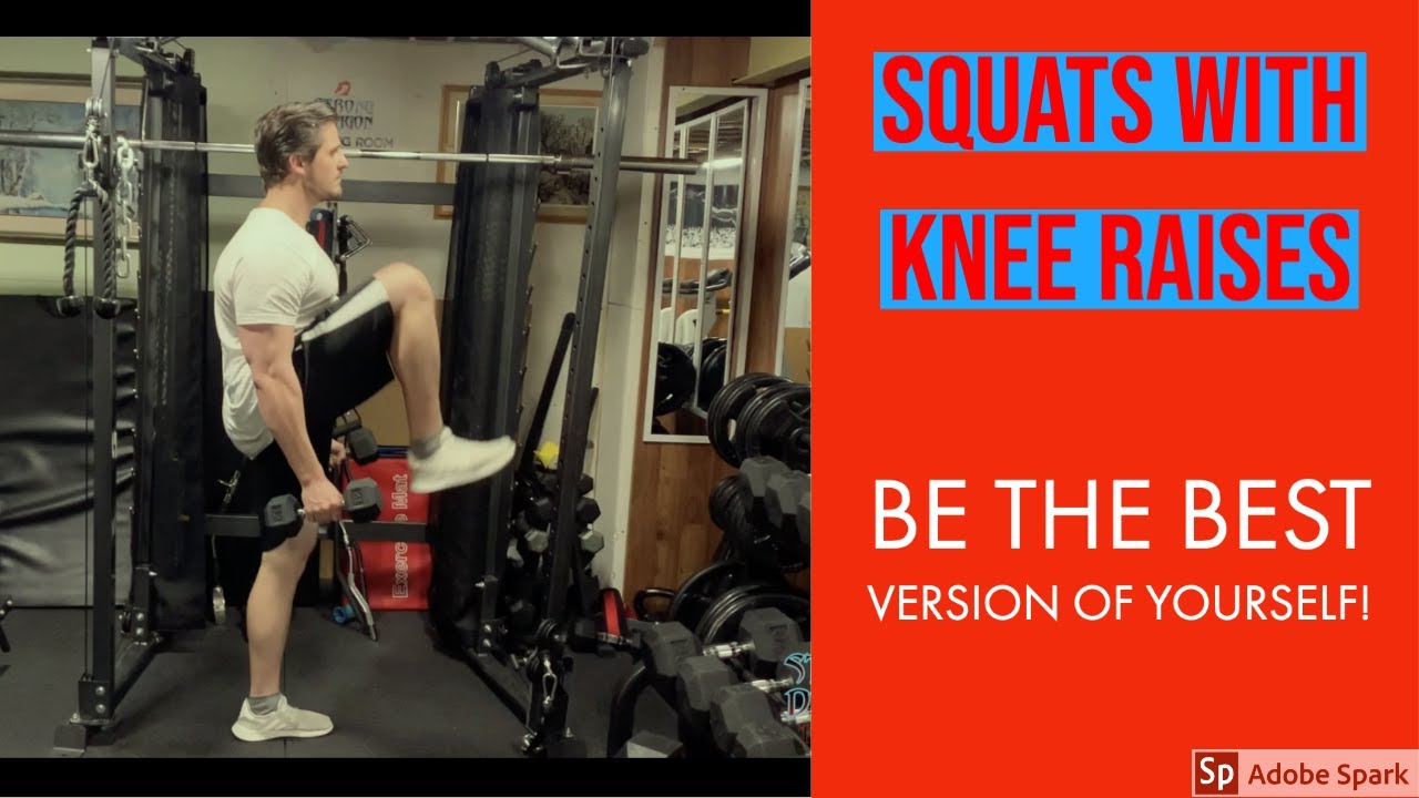How to do Squats with Knee Raises - YouTube