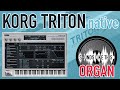 Korg TRITON Native | ORGAN Sounds Like This (No Talking)