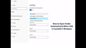 How to Open Folder Automatically When USB is Inserted In Windows