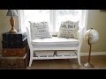 How To Make A DIY Salvaged Chair French Bench - AnOregonCottage.com How To Make A DIY Salvaged Chair French Bench - AnOregonCottage.com