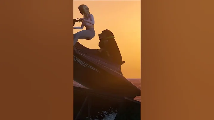 CHOP MEETS LOADING SCREEN GIRL in GTA 5 #shorts