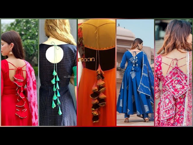 Kurti Back Designs: कुर्ती के 20 बैक डिज़ाइन्स जो देंगे खूबसूरत और स्टाइलिश  लुक I Back Neck Designs of Kurti For Girls