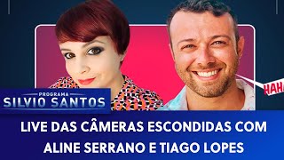 Live das Câmeras Escondidas com Aline Serrano e Tiago Lopes | Câmeras Escondidas (29/07/20)