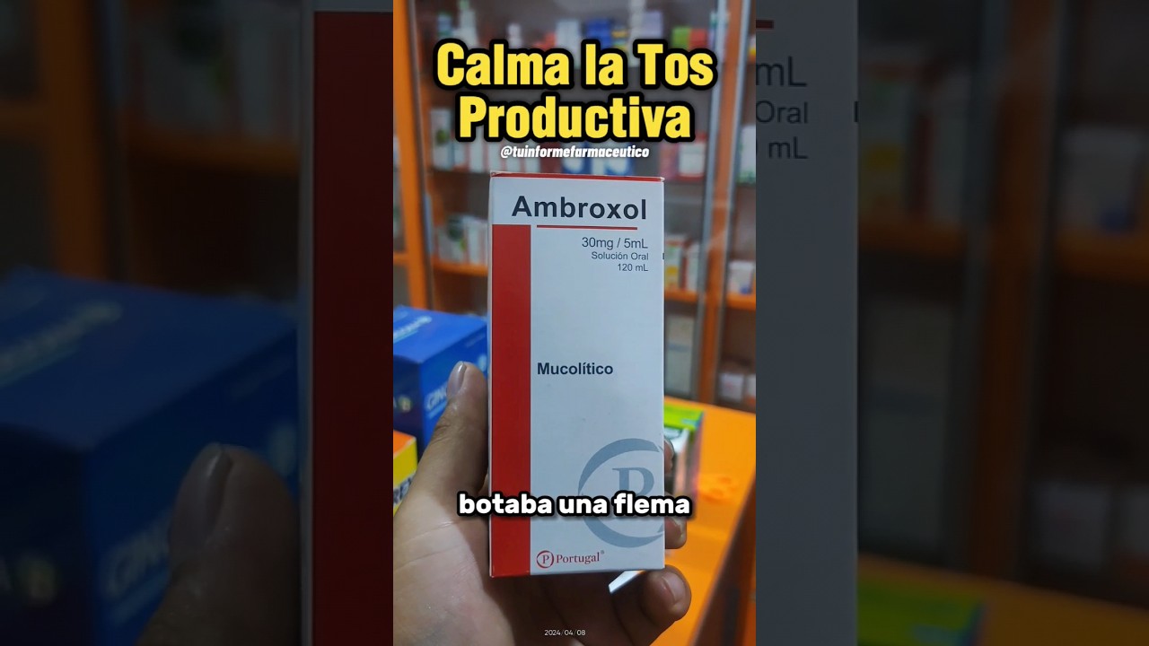 Cómo tomar Ambroxol para la tos. 