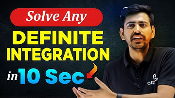 Trick To Solve Definite integration problem :  Class 12 | IIT JEE Maths | Amit mahala sir