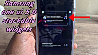Samsung One Ui 5.0 stackable widgets screenshot 3