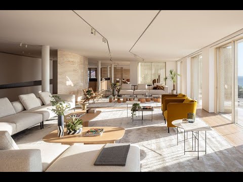 Video: Modern SKS Residence în Israel, prezentând pasiunea proprietarului pentru diverse texturi