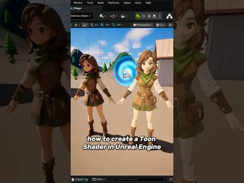 Aura the Unreal AI Agent - Toon Shader Materials #gamedev #unrealengine #shaders #aitools