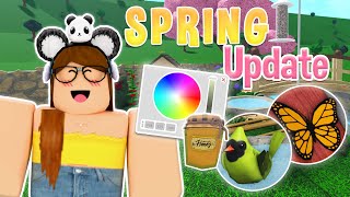 NEW BLOXBURG UPDATE!! 0.11.6 COLOR WHEEL, BIRDS, BUTTERFLIES, AND MORE!!