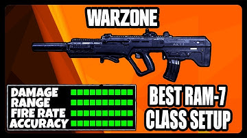 NEW OVERPOWERED RAM-7 CLASS SETUP IN WARZONE! BEST RAM-7 CLASS SETUP!