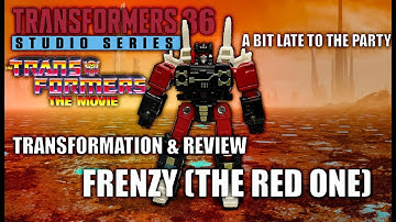 TRANSFORMERS STUDIO SERIES 86 FRENZY (THE RED ONE) TRANSFORMATION AND REVIEW