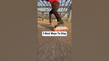 5 Ways To Stop On Rollerblades 🔥😱 #skating #tips #shorts