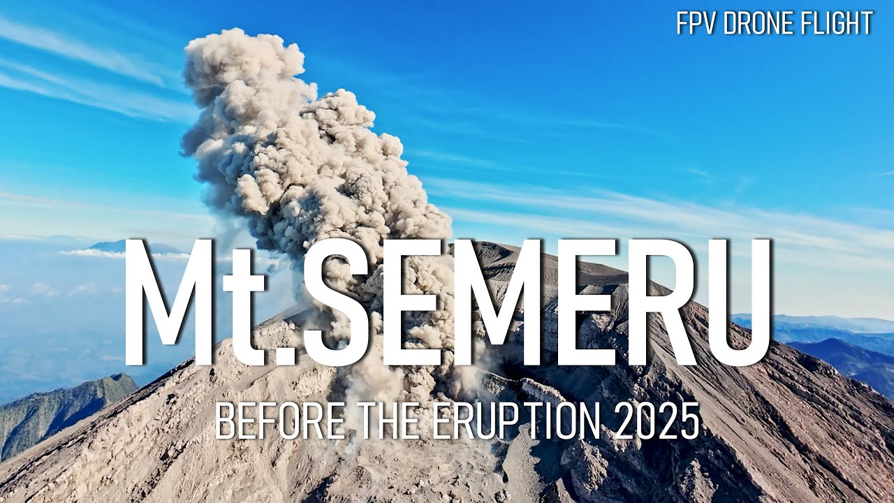 GAGAH!! BEGINI PENAMPAKAN GUNUNG SEMERU SEBELUM ERUPSI NOPEMBER 2025