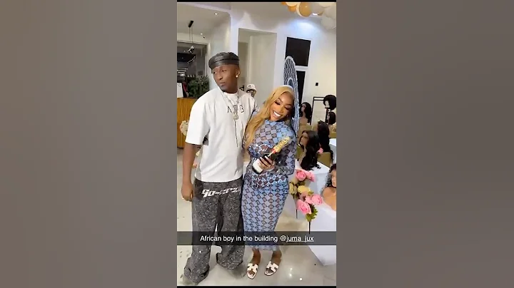 Juma Jux dancing with Chioma Goodhair at her store pop sales #jp2025 #priscillaojo #jp2025 #shorts