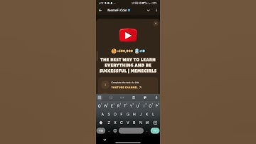 THE BEST WAY TO LEARN EVERYTHING AND BE SUCCESSFUL | MEMEGIRLS Memefi Code