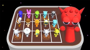 SPRANKY RUN: MERGE MASTER - Horror Sprunki Run, Merge Game All Level Gameplay