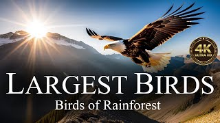 Amazing Largest Birds of The World 4K - Birds of Rainforest - Nature Film 4K