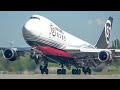 BOEING 747 DEPARTURE with a LONG TAKEOFF RUN (4K)