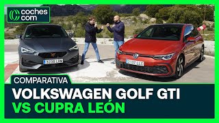VOLKSWAGEN Golf GTI vs CUPRA León ➡ ¿Viejo CONFIABLE o nuevo CONTENDIENTE?