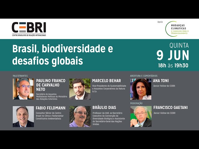 Brasil, biodiversidade e desafios globais