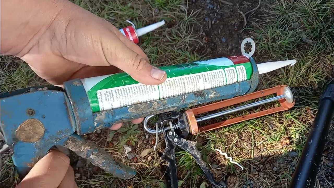 How to use a Caulking gun YouTube