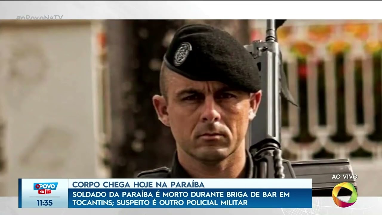 Corpo do soldado da Paraíba chega hoje em João Pessoa - O Povo na TV