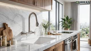 How to Install Kitchen Faucet Wall Mount Kitchen Faucet Hurran 8 inch Kitchen Faucet