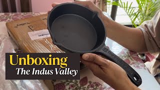 Unboxing The Indus Valley | cast iron mini tadka fry pan | cast iron cookware | Aishwarya and Shruti