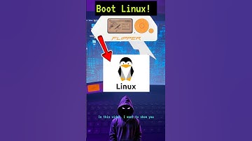 Boot LINUX on you Flipper Zero! #cybersecurity #hackingtools #flipperzero #linux #education #shorts