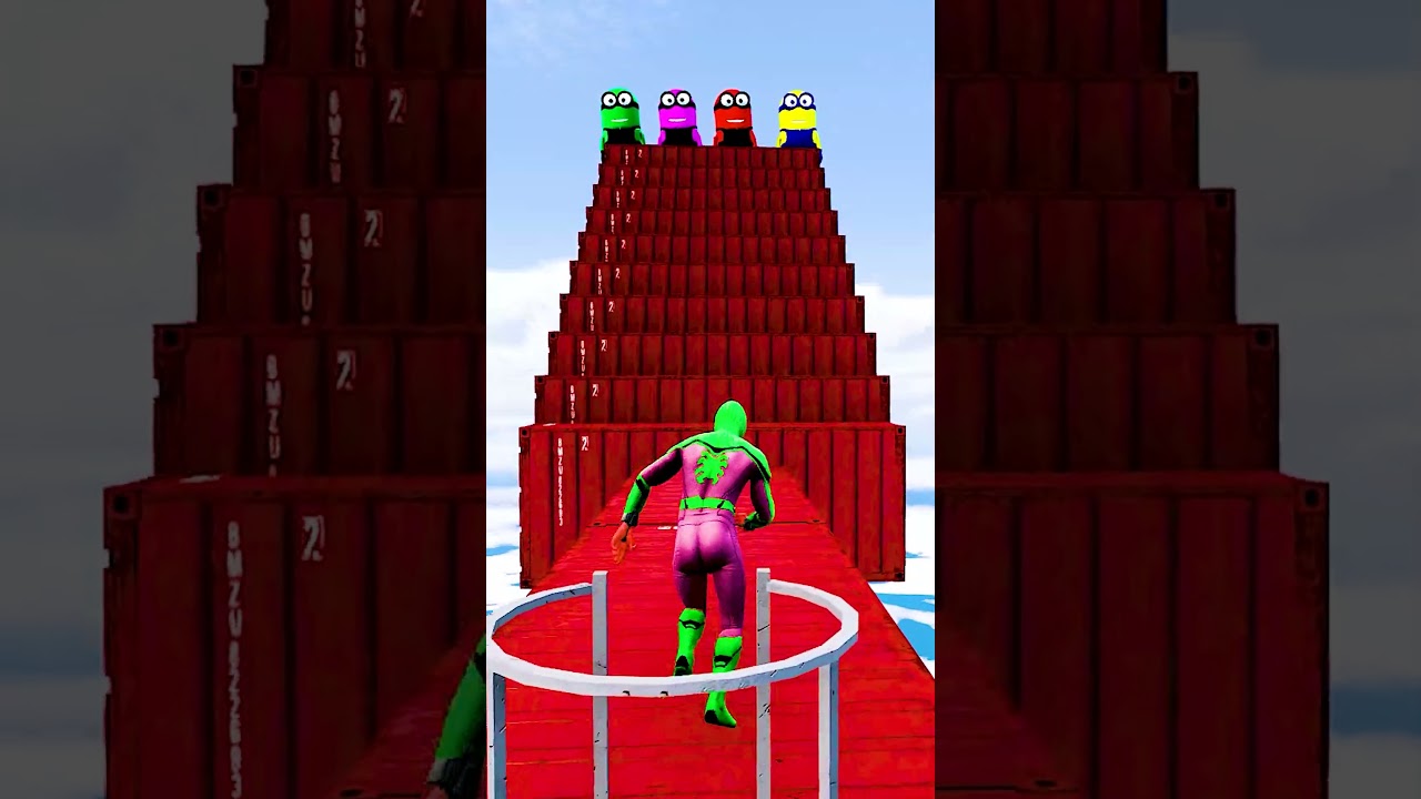 GTA 5 Epic Water Ragdolls | Spider-Man Jumps / Fails ep.11379 