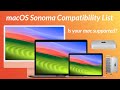 macOS Sonoma Compatibility List - Is your Mac Supported?