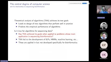 The Theoretical Analysis of Sequencing Bioinformatic Algorithms, by Paul Medvedev