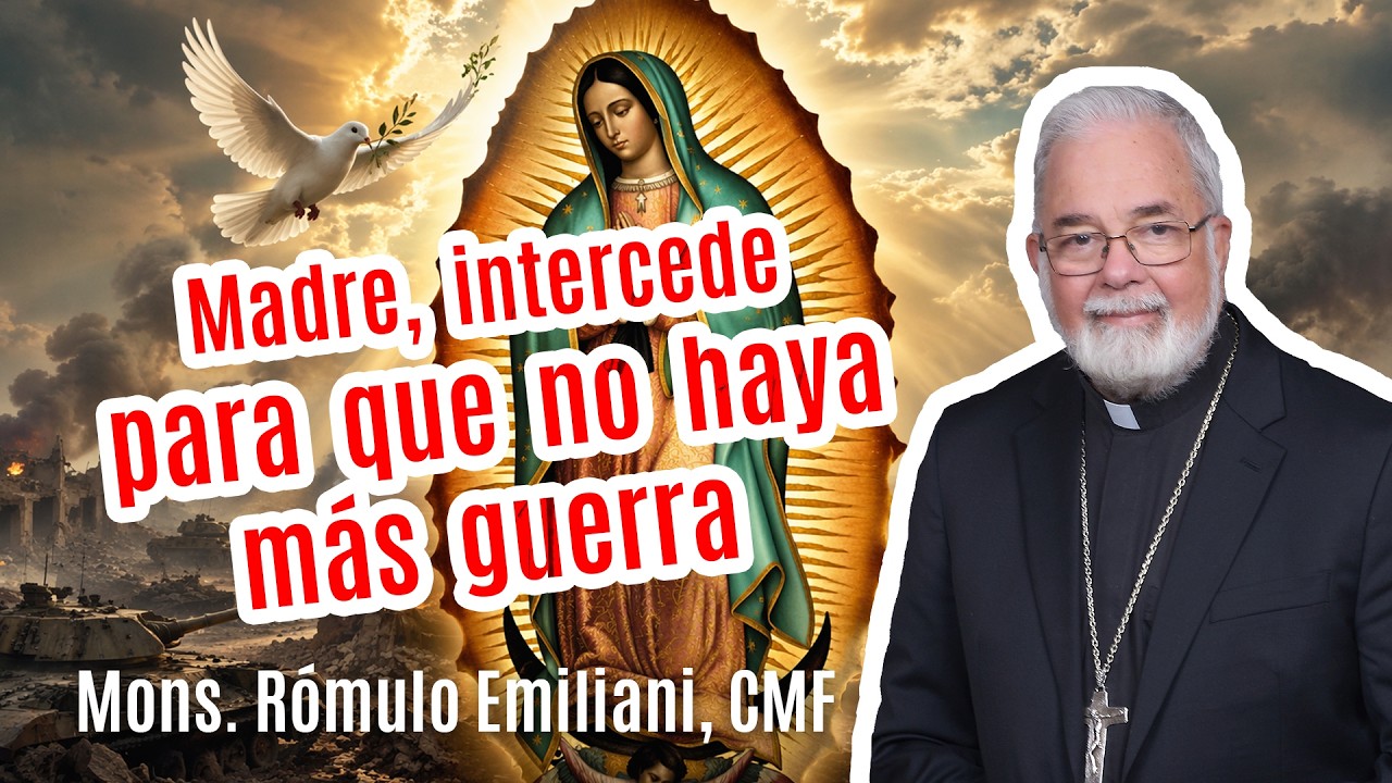 Virgen de Guadalupe intercede para que no haya m&aacute;s guerra.