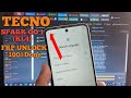 Tecno Spark Go 1 Frp Bypass Unlock Tool 2026