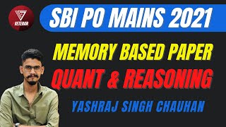 SBI PO MAINS 2021 | MEMORY BASED PAPER | YASHRAJ SIR screenshot 3
