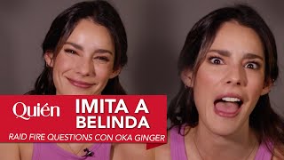 Oka Giner intenta contestar 30 preguntas en 2 minutos