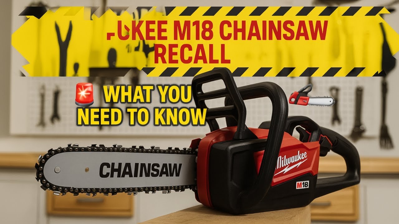 ⚠️ Milwaukee M18 Chainsaw Recall: What You NEED to Know 🪓🚨