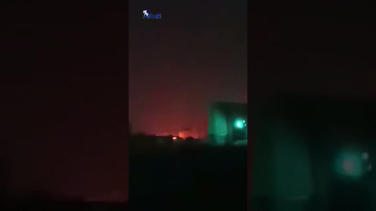 لقطات توثق الهجوم الأميركي الذي استهدف محيط مطار إيرانشهر في إيران