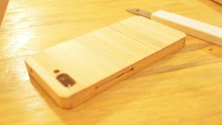 Popsicle Stick Crafts - Wooden Phone Case