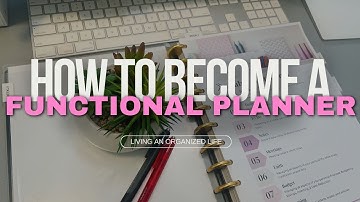 How to Become A Functional Planner #functionalplanner