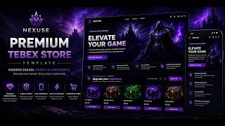 The Ultimate Tebex Store Template 🔥 | Nexuse