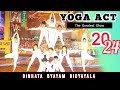 Group Yoga Act// The Greatest Show 2024// Dinhata Byayam Bidyayala// #yoga #acroyoga  #sujitpaulyoga
